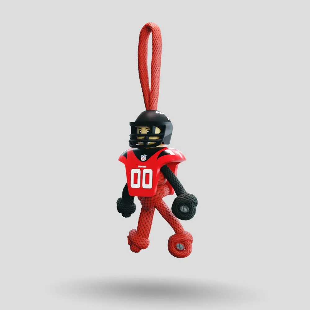 Atlanta Falcons Paracord Buddy Keychain