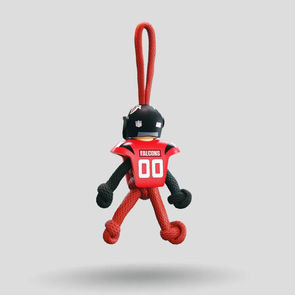 Atlanta Falcons Paracord Buddy Keychain