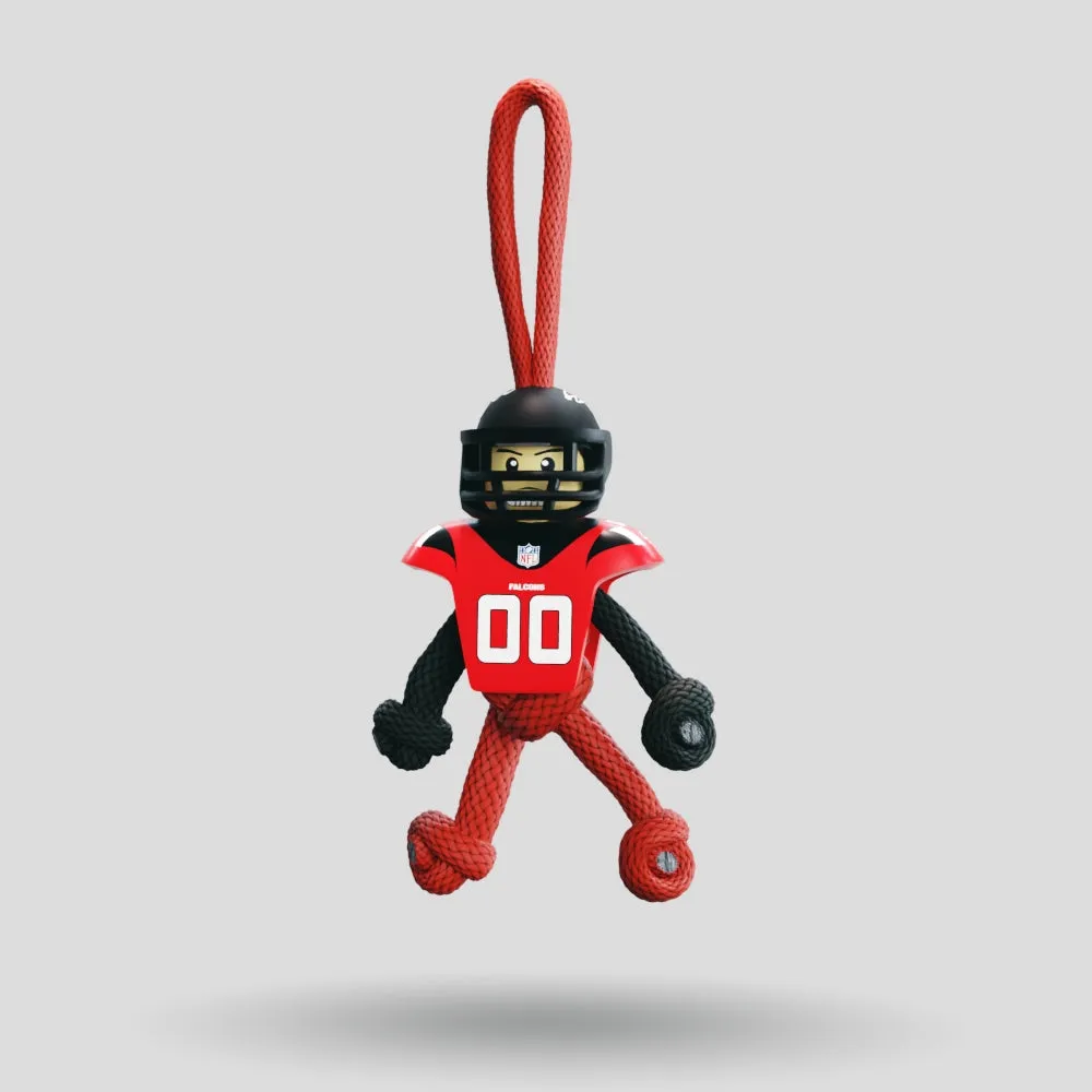 Atlanta Falcons Paracord Buddy Keychain
