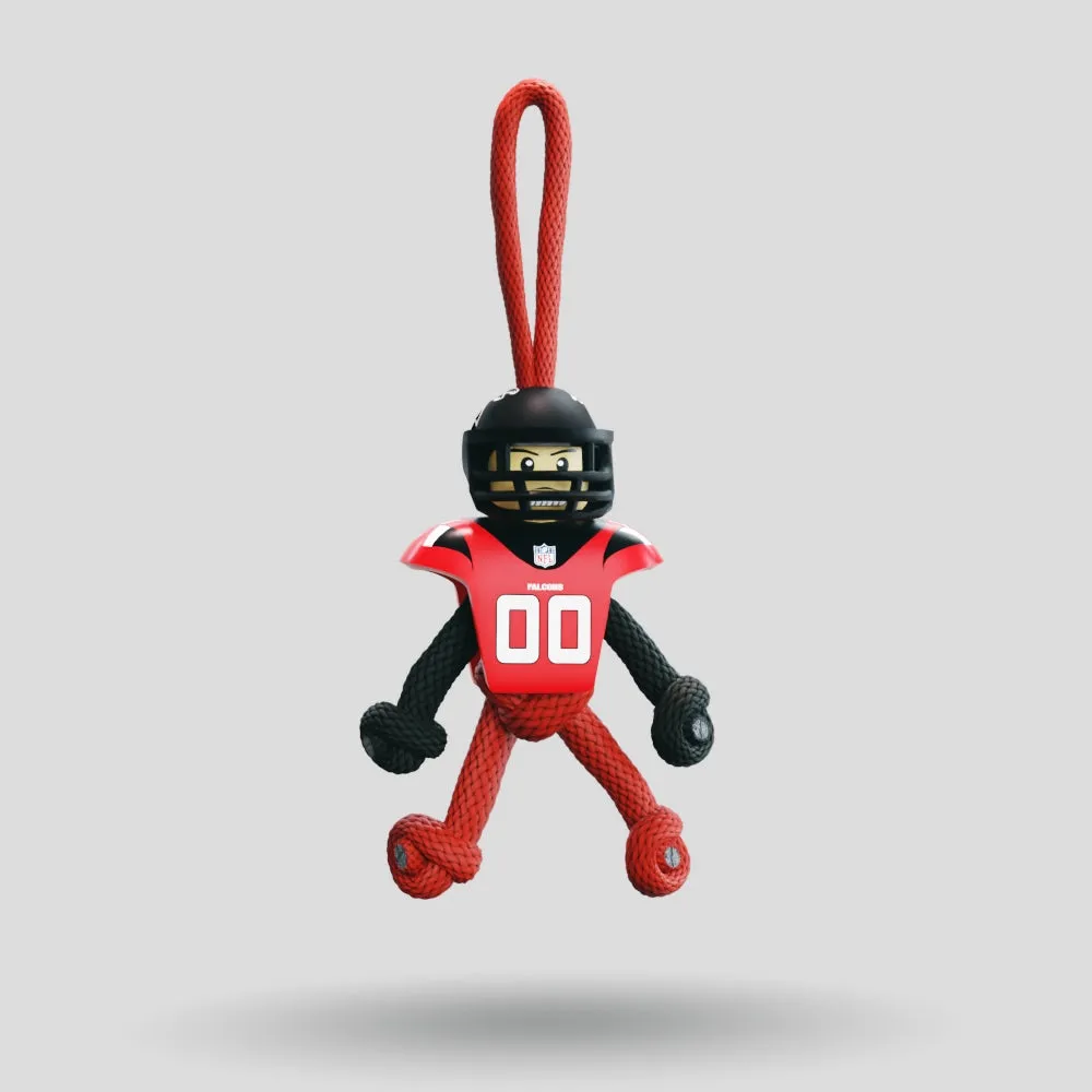Atlanta Falcons Paracord Buddy Keychain