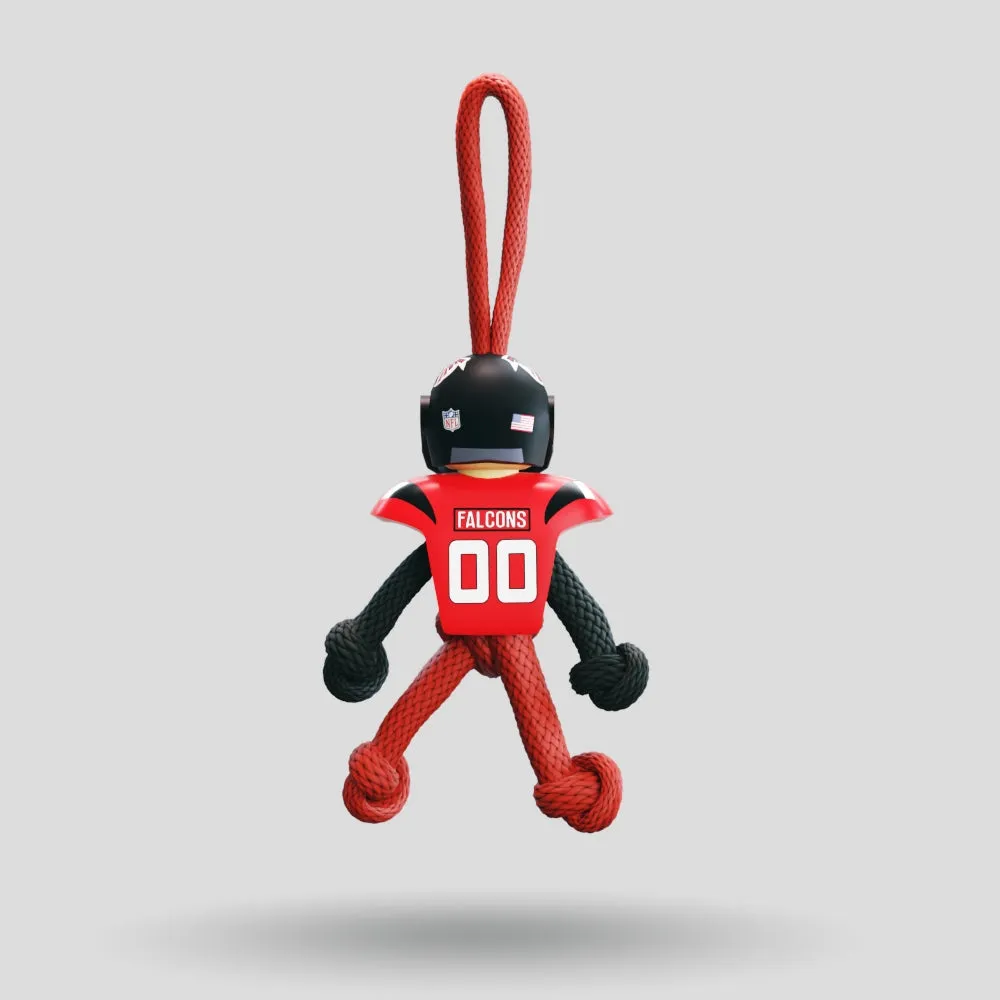 Atlanta Falcons Paracord Buddy Keychain