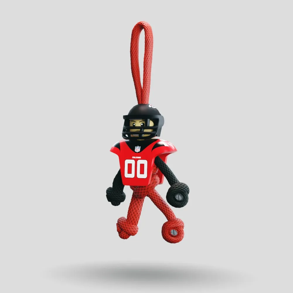 Atlanta Falcons Paracord Buddy Keychain