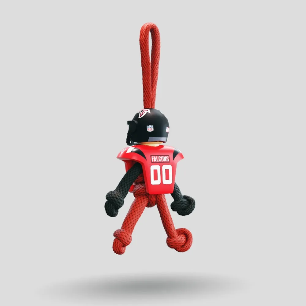 Atlanta Falcons Paracord Buddy Keychain