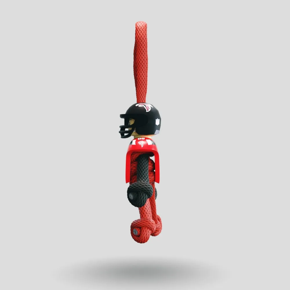 Atlanta Falcons Paracord Buddy Keychain
