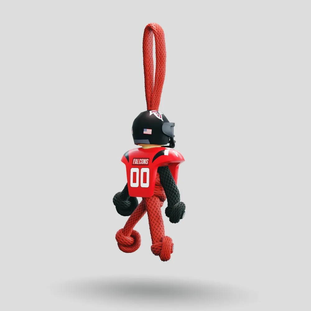 Atlanta Falcons Paracord Buddy Keychain