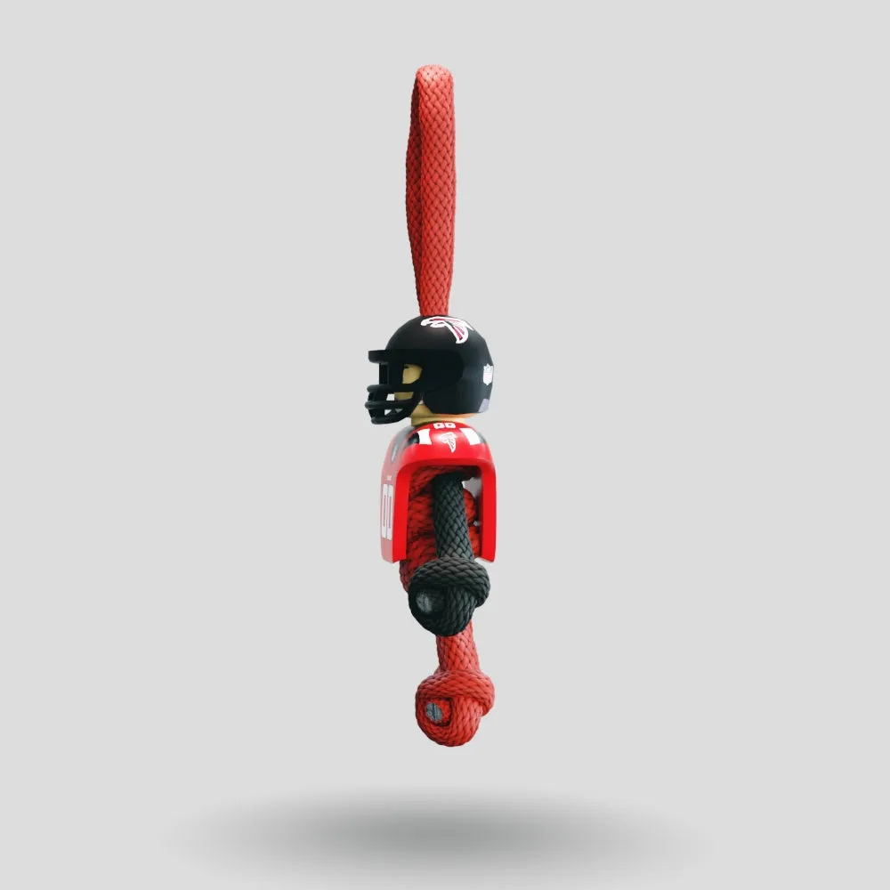Atlanta Falcons Paracord Buddy Keychain