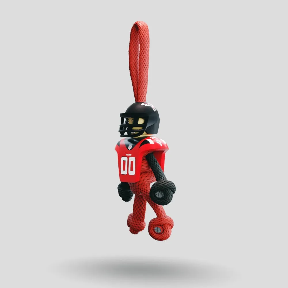 Atlanta Falcons Paracord Buddy Keychain