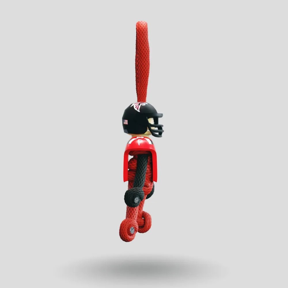 Atlanta Falcons Paracord Buddy Keychain