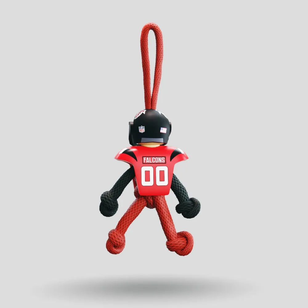 Atlanta Falcons Paracord Buddy Keychain