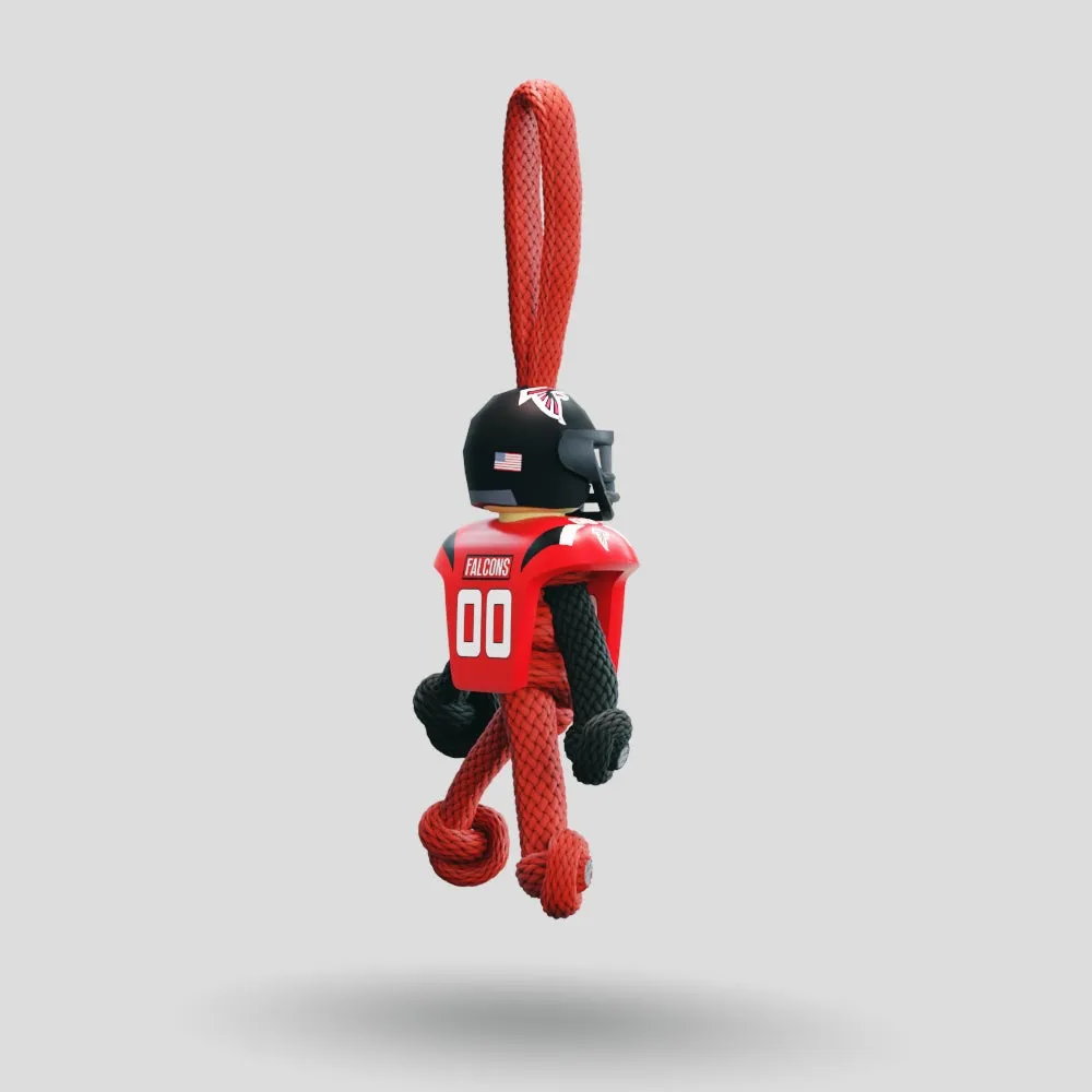 Atlanta Falcons Paracord Buddy Keychain