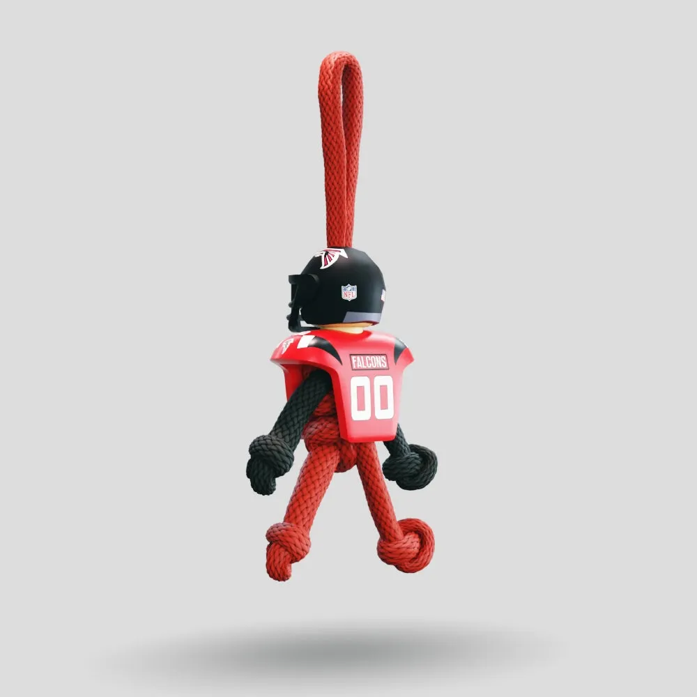 Atlanta Falcons Paracord Buddy Keychain