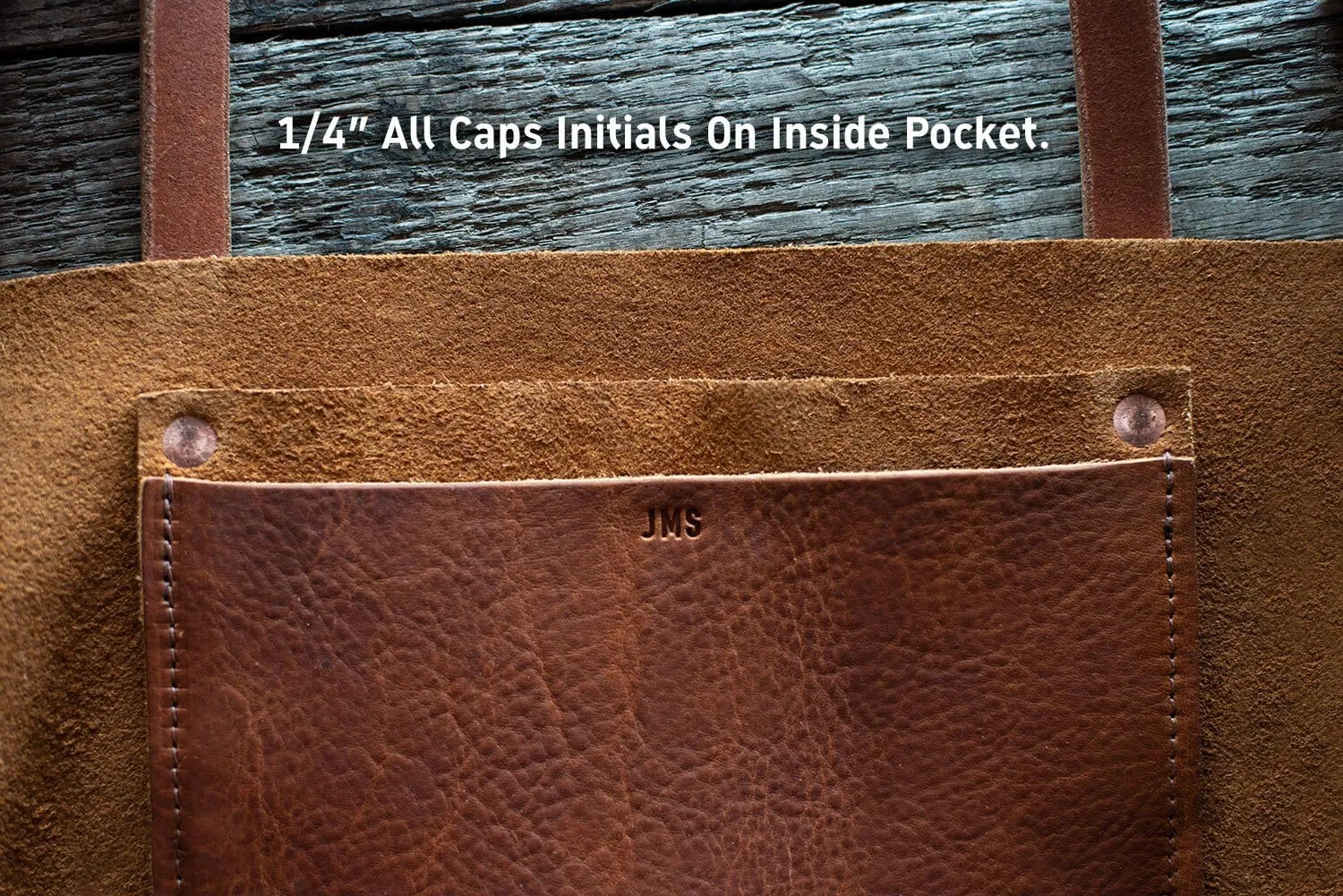AVERY LEATHER TOTE BAG - SLIM MEDIUM - INDIGO BISON