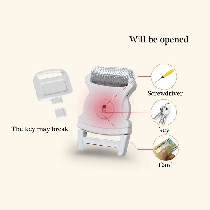 Baby Anti Lost Wristband Safety Reflective Leash with Induction Lock