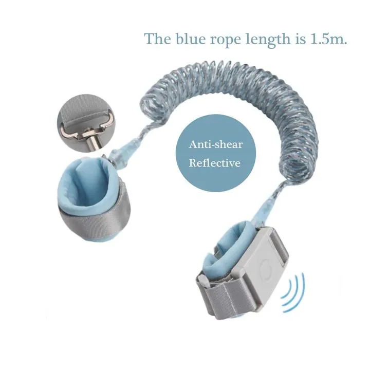 Baby Anti Lost Wristband Safety Reflective Leash with Induction Lock