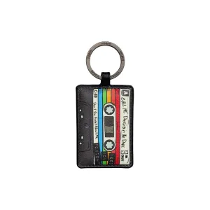 Back to the 80's cassette tape keyring