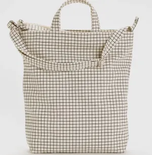 Baggu - Zip Duck Bag (Natural Grid)