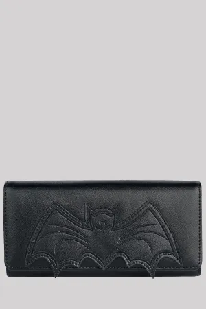Banned Black Bat Gothic Wallet