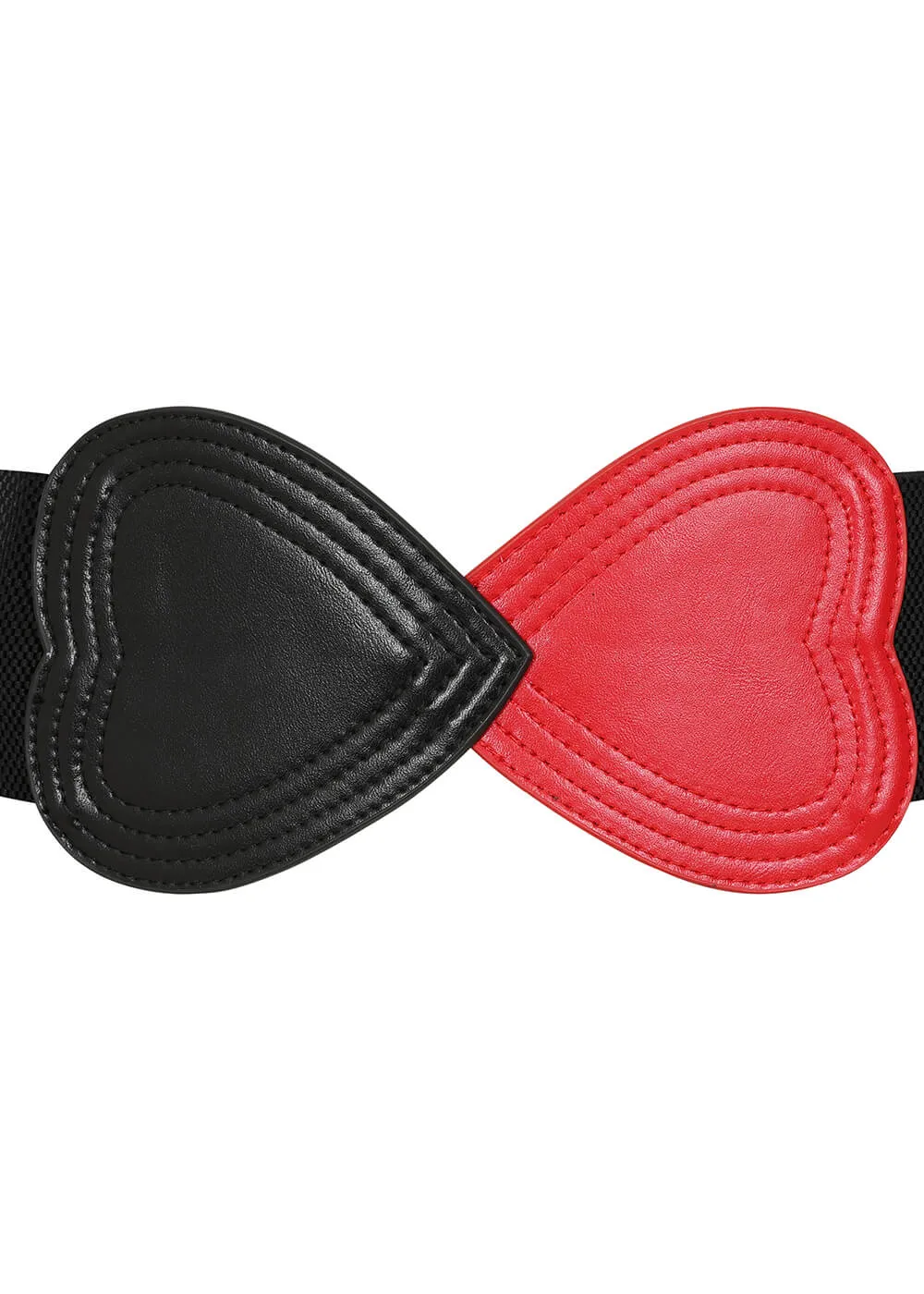 Banned Heartbeat Elastic Belt Black