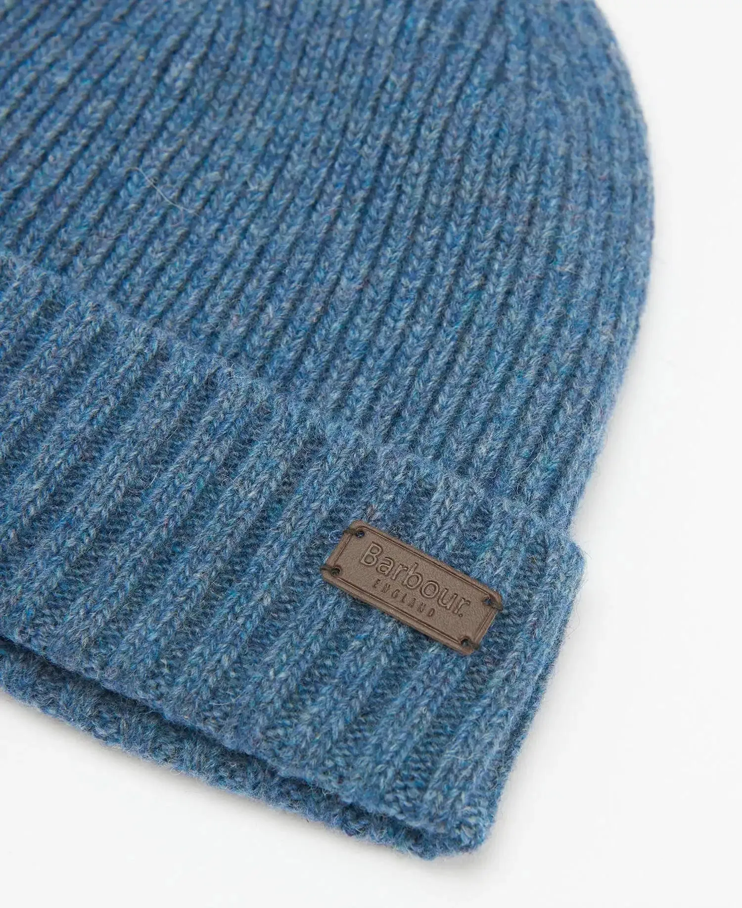 Barbour Mens Carlton Beanie Hat Dark Denim