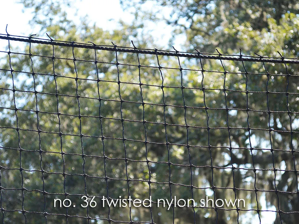 Baseball Barrier Net Panel No.36 Nylon Green
