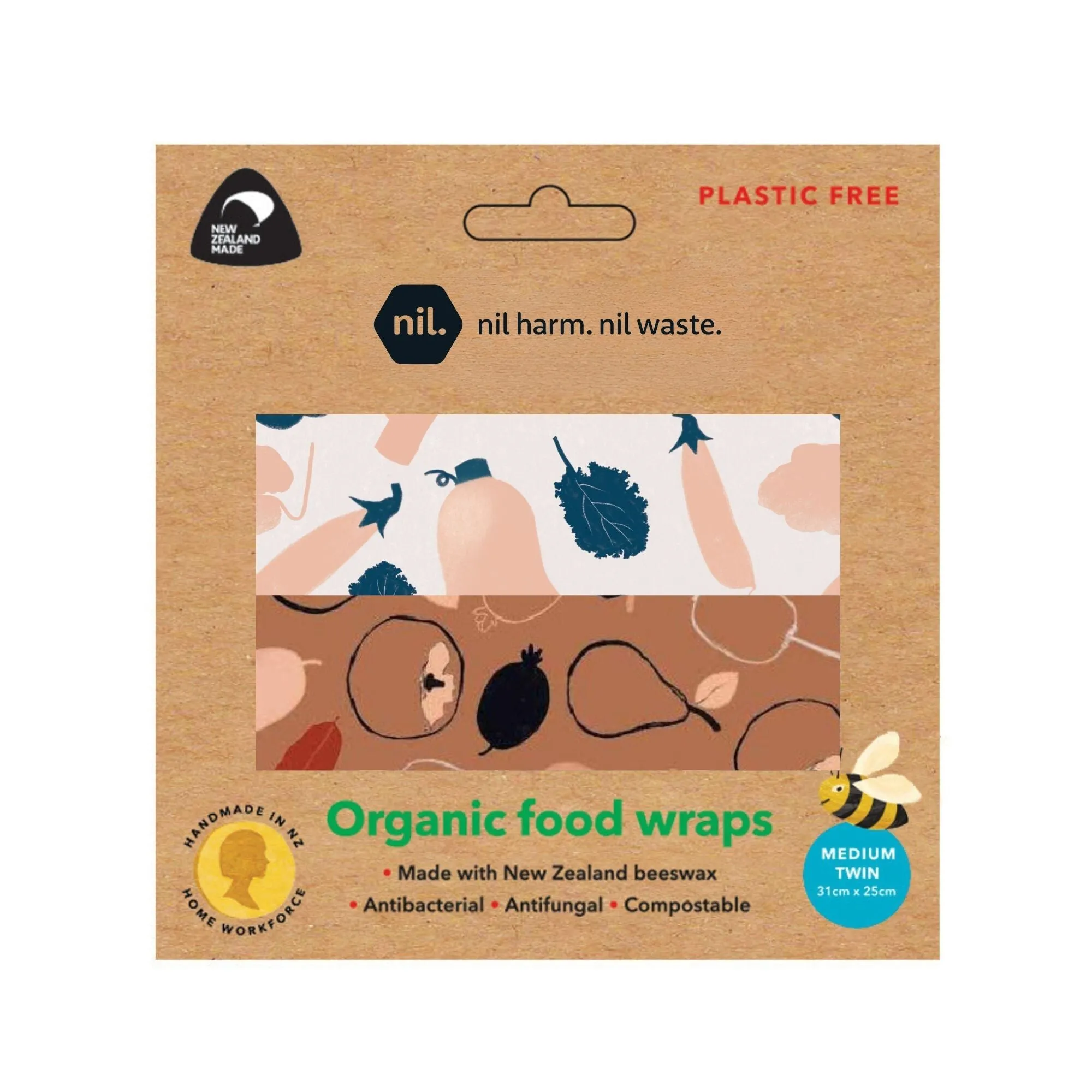 beeswax food wraps  - autumn/winter