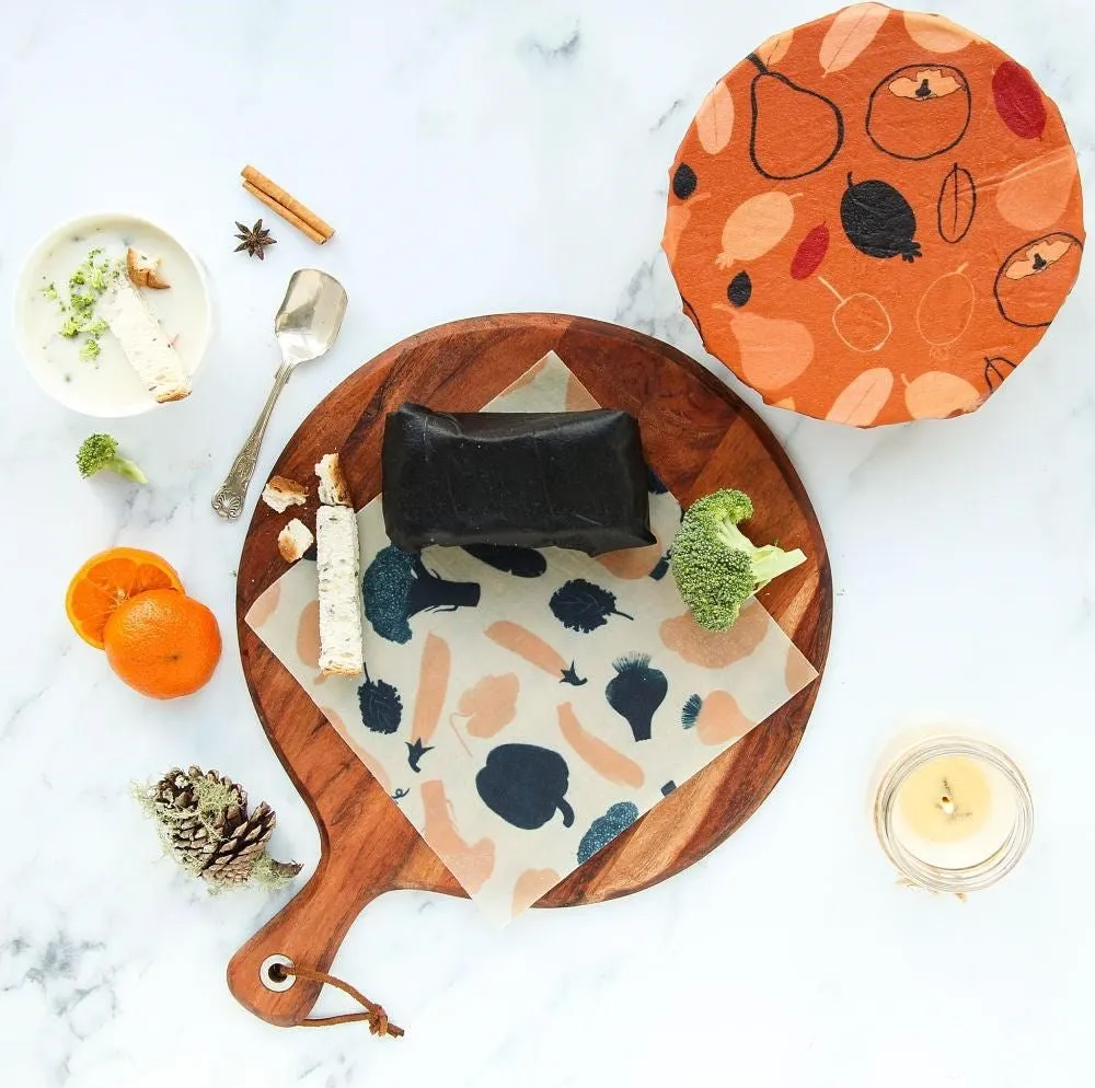 beeswax food wraps  - autumn/winter