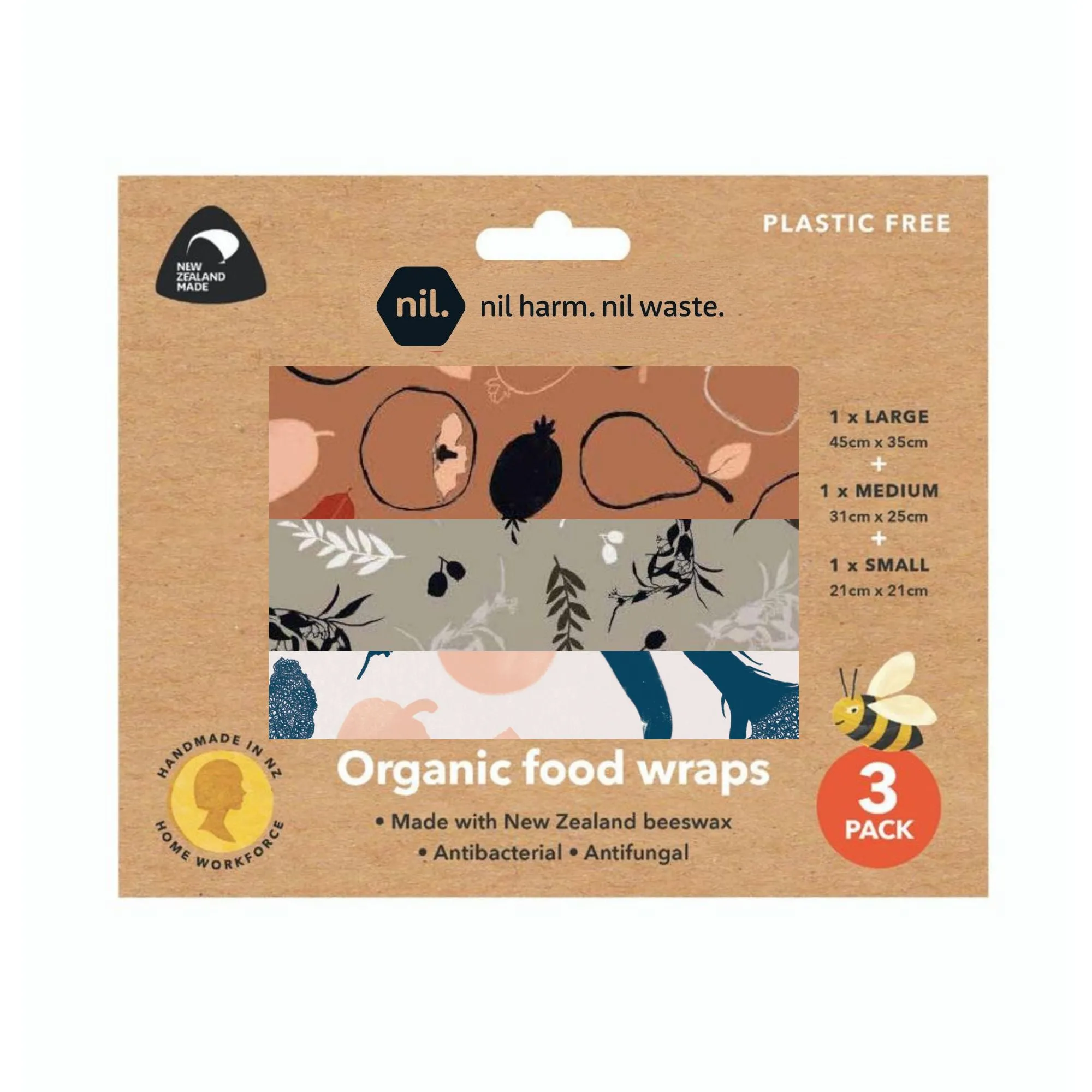 beeswax food wraps  - autumn/winter