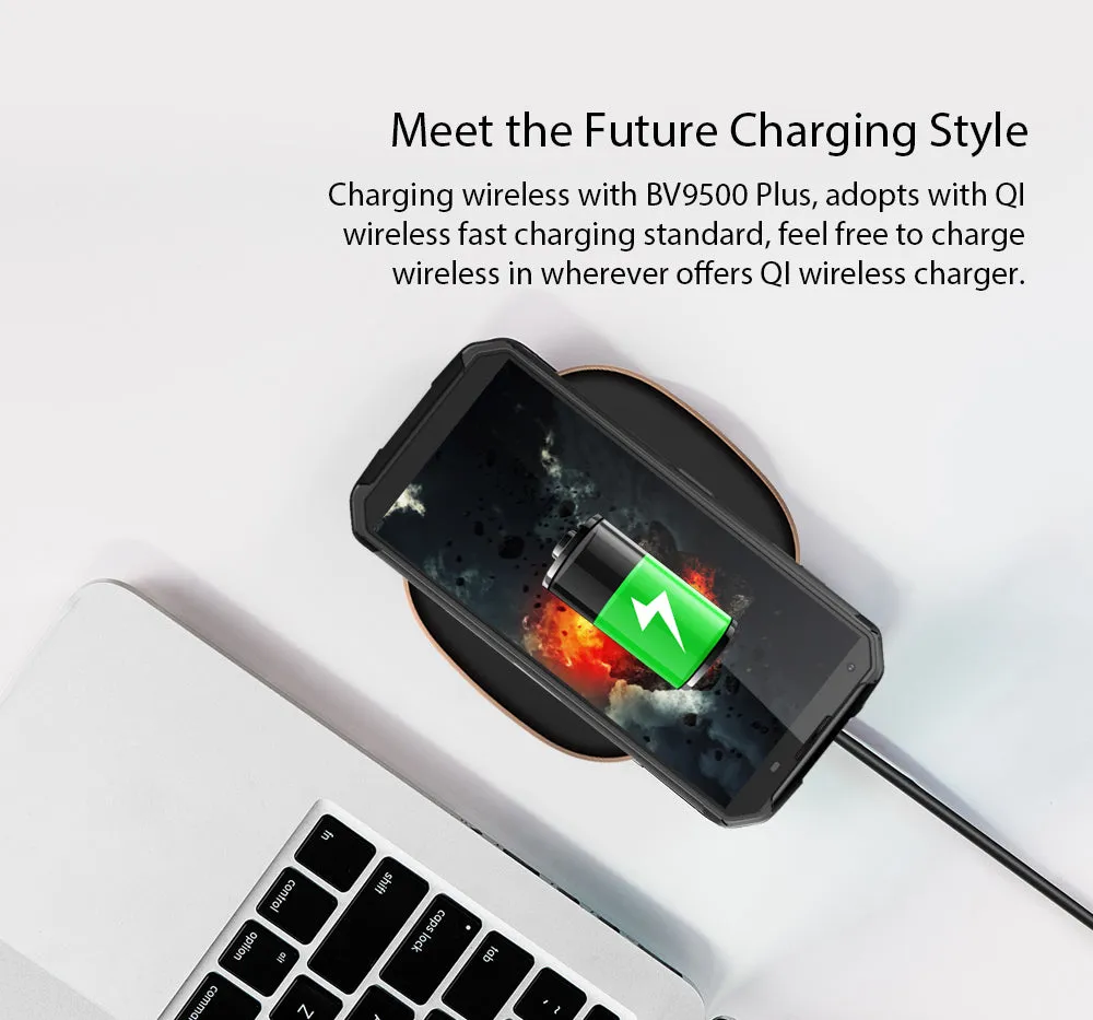Blackview BV9500 Plus Smartphone 10000mAh IP68 Waterproof 5.7inch FHD 4GB   64GB Android 9.0 Mobile phone Black