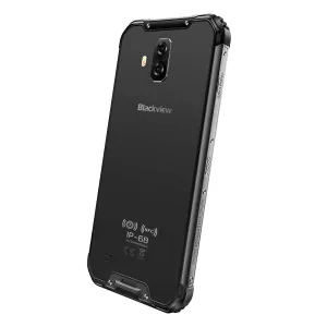 Blackview BV9600 Pro IP68 Waterproof Mobile Phone Helio P60 6GB   128GB 19:9 6.21"" FHD AMOLED NFC Android 8.1 5580mAh Black