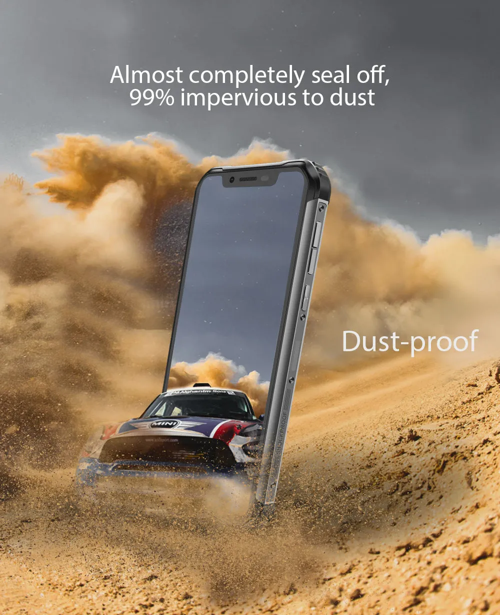 Blackview BV9600 Pro IP68 Waterproof Mobile Phone Helio P60 6GB   128GB 19:9 6.21"" FHD AMOLED NFC Android 8.1 5580mAh Black