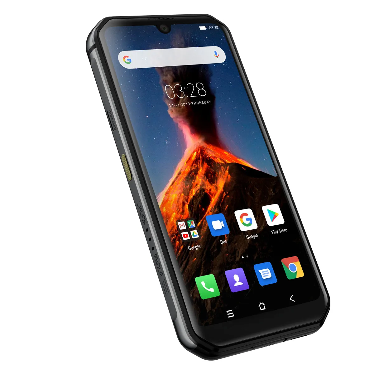 Blackview BV9900 Helio P90 Octa Core 8 256GB IP68 Rugged Mobile Phone Android 9.0 48MP Quad Rear Camera NFC Smartphone Global 4G black_Non-European regulations