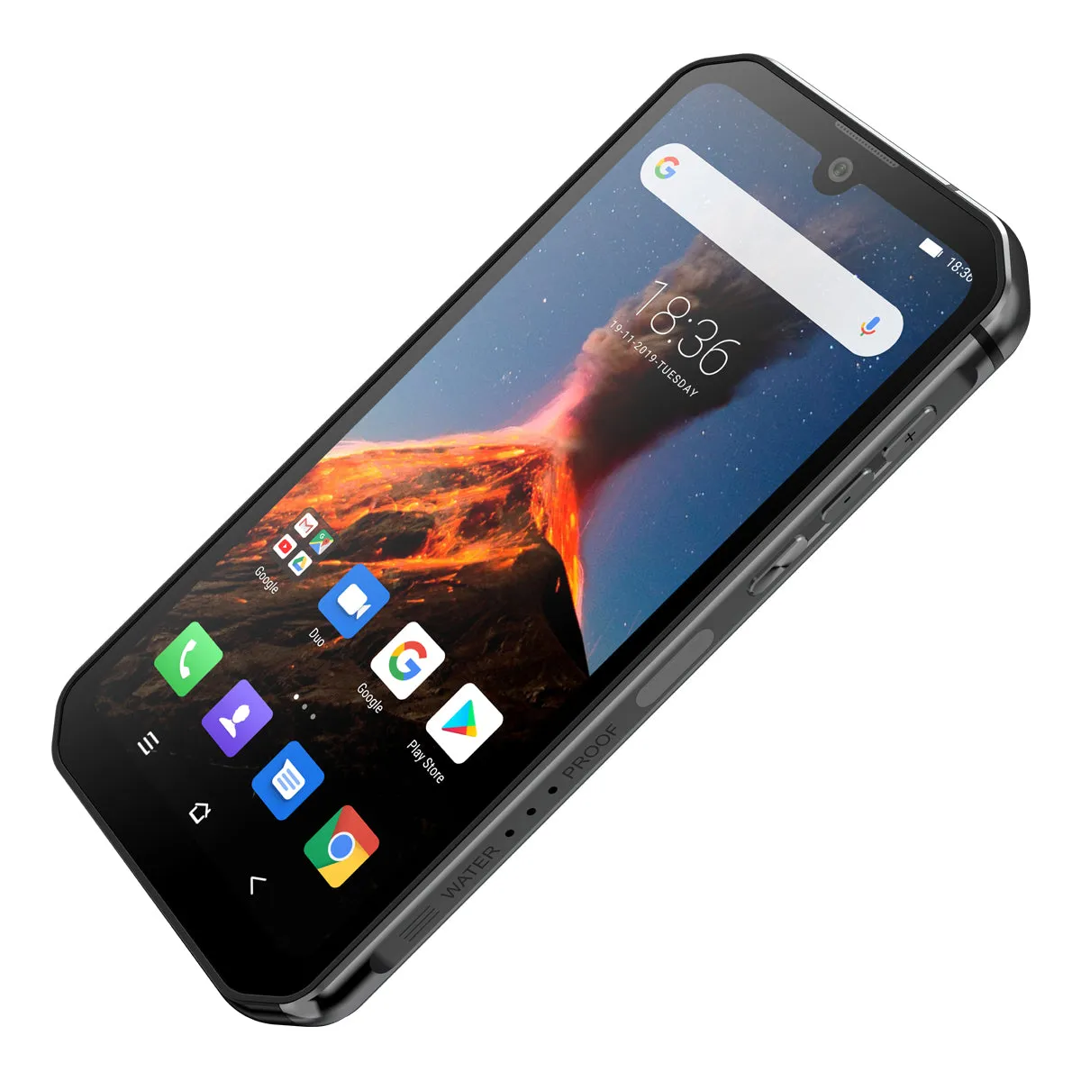Blackview BV9900 Helio P90 Octa Core 8 256GB IP68 Rugged Mobile Phone Android 9.0 48MP Quad Rear Camera NFC Smartphone Global 4G black_Non-European regulations