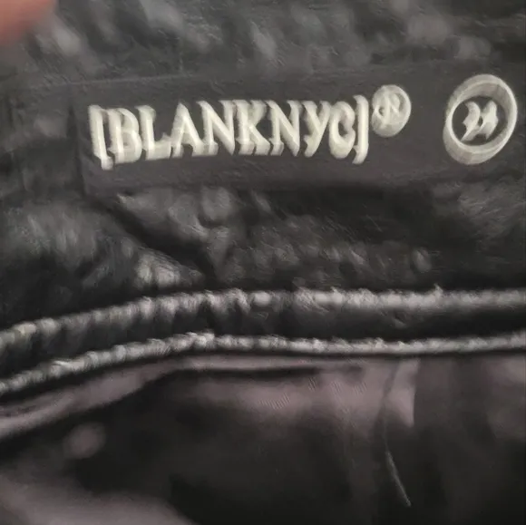 BLANK NYC Faux Leather Skirt Size 24