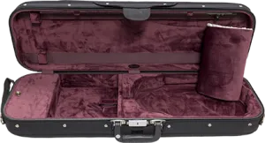 Bobelock 1002 Wooden Oblong Violin Case with Velour Interior