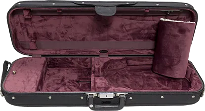 Bobelock 1002 Wooden Oblong Violin Case with Velour Interior