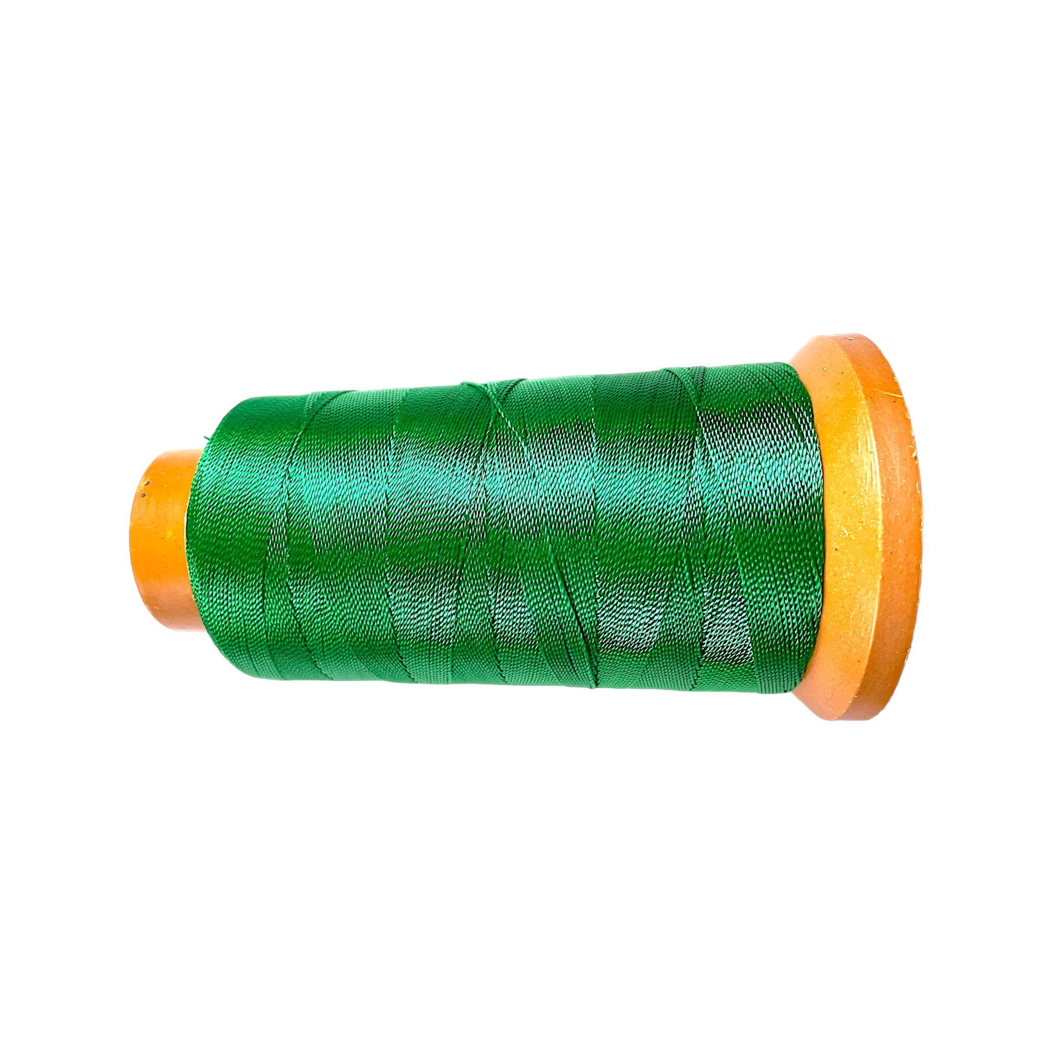 Bobine de fil en nylon vert sapin pour fabrication de collier
