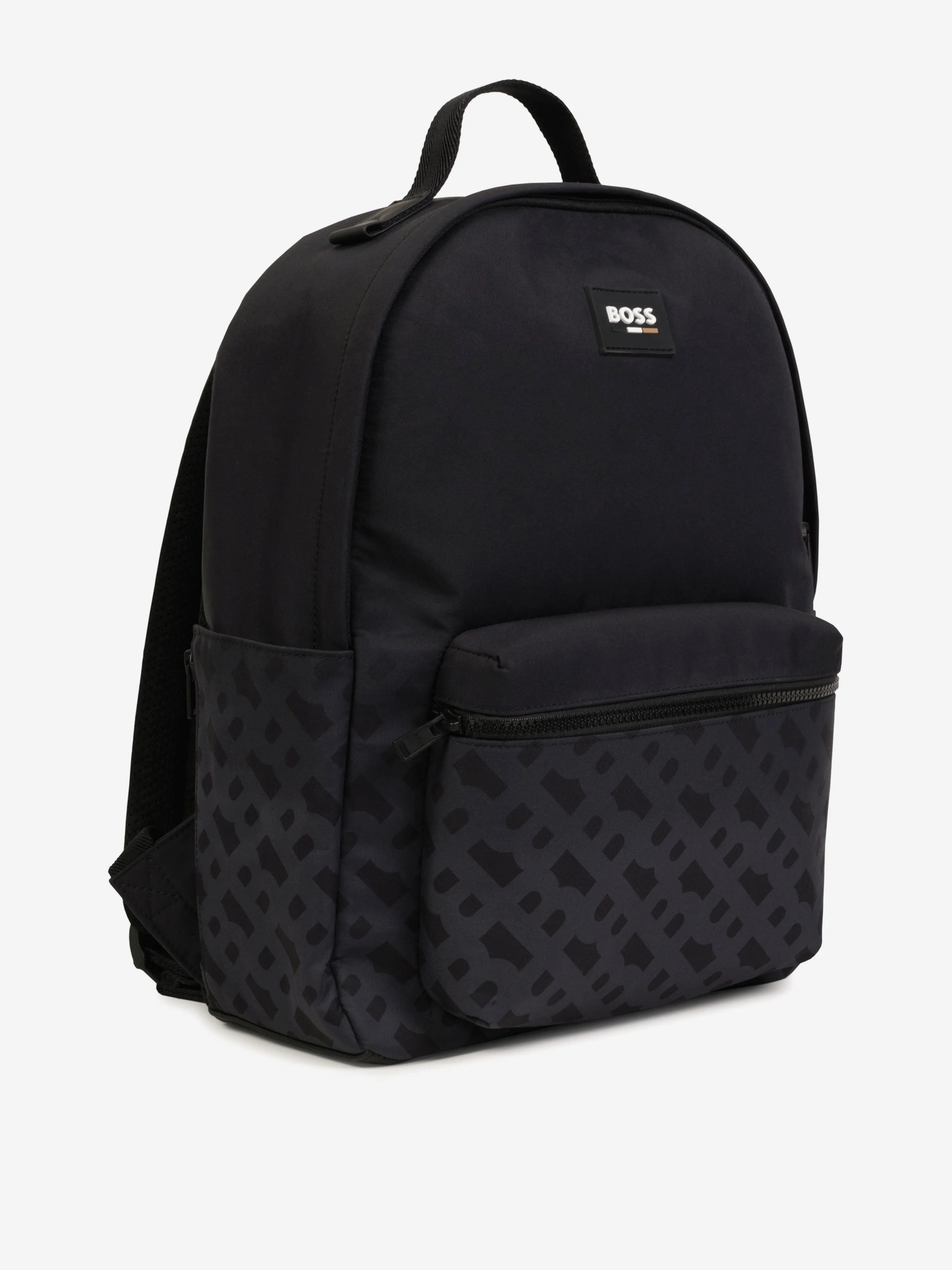 BOSS Boys Gradient Monogram Backpack in Black (38.5cm)