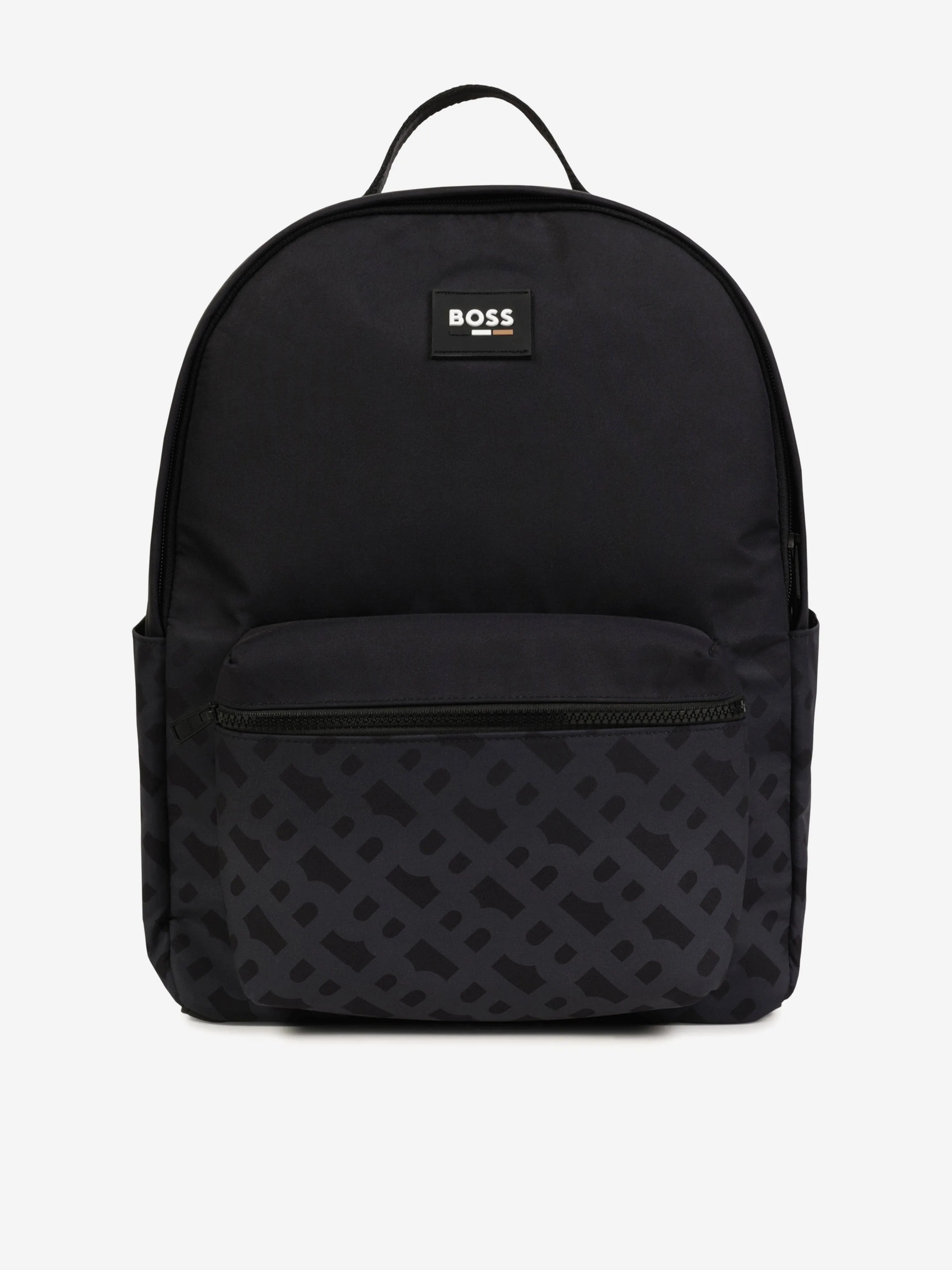 BOSS Boys Gradient Monogram Backpack in Black (38.5cm)