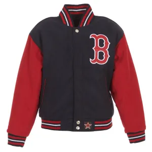 Boston Red Sox Kid's Reversible Wool Jacket