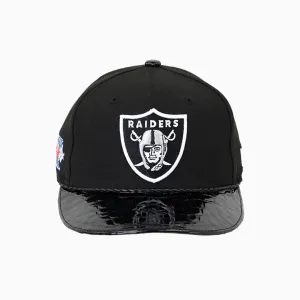 Breyer's Buck 50 Las Vegas Raiders Hat With Leather Visor