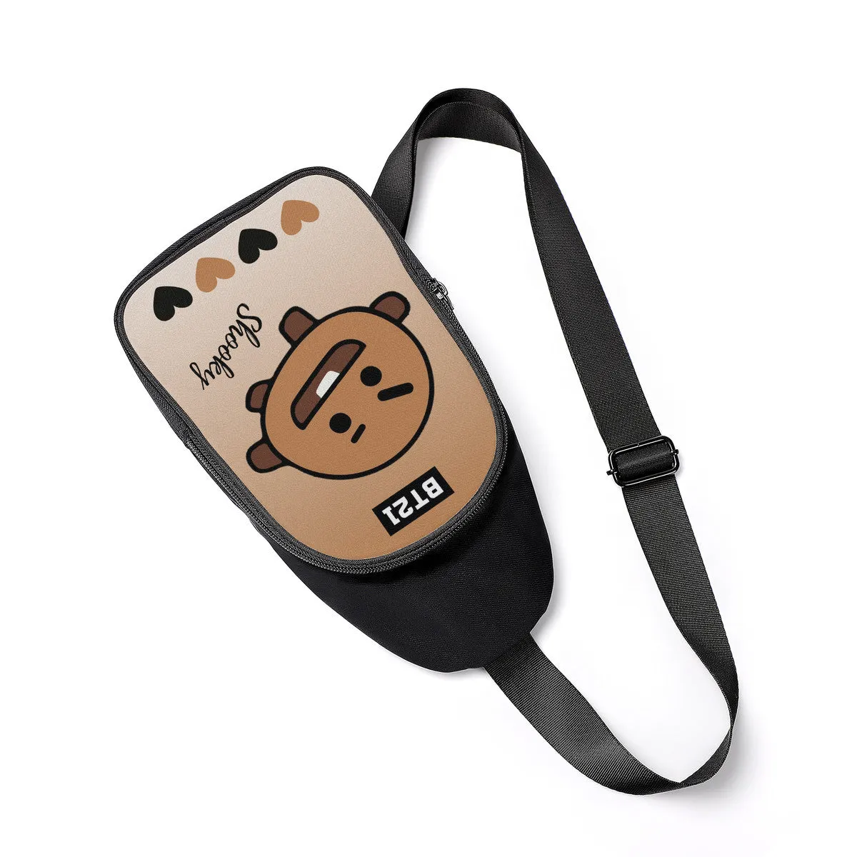 BT21 Shooky Chest Bag - BTS SUGA Cross Body Bag