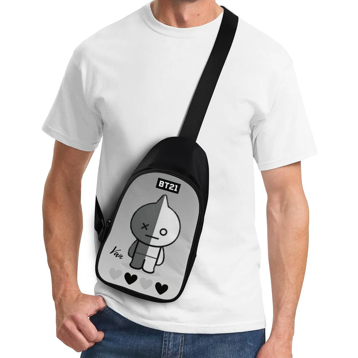 BT21 Van Chest Bag - BTS ARMY Cross Body Bag
