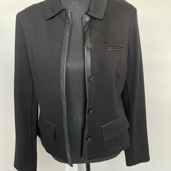 CAbi Tudor Jacket Sz S Black