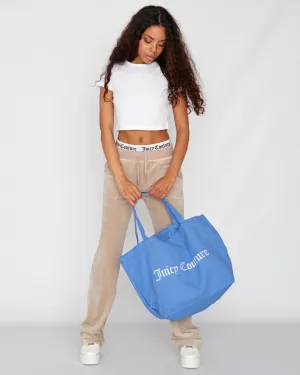 Canvas Shopper Blue