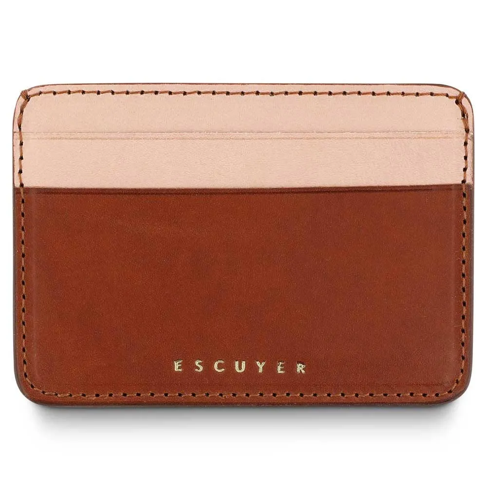 Cardholder - Cognac / Pink