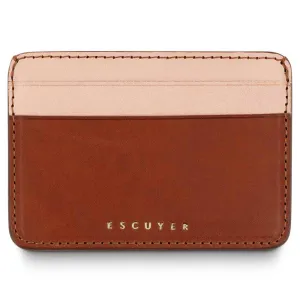 Cardholder - Cognac / Pink