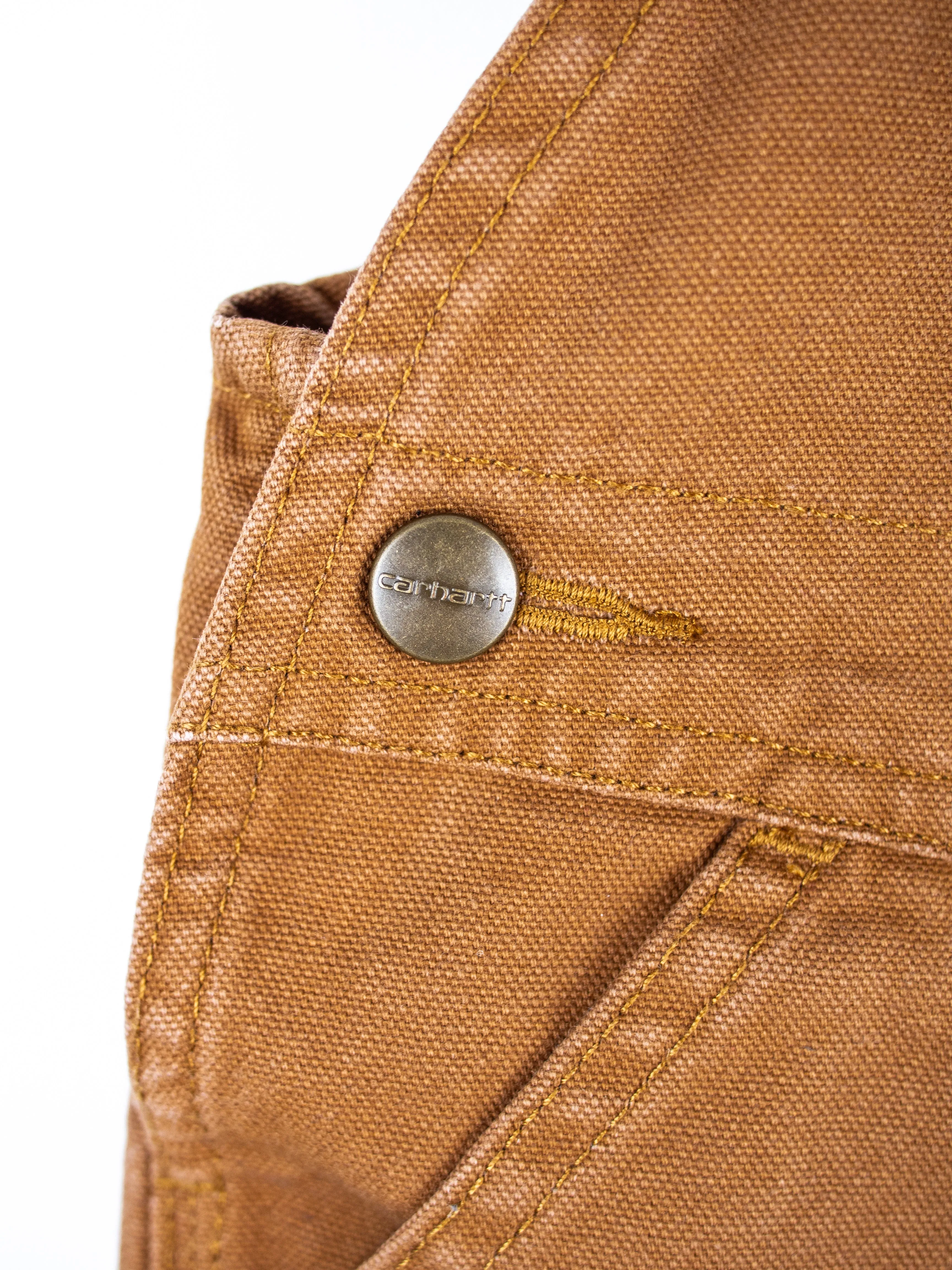 Carhartt Brown Canvas Dungarees - Age 12 months