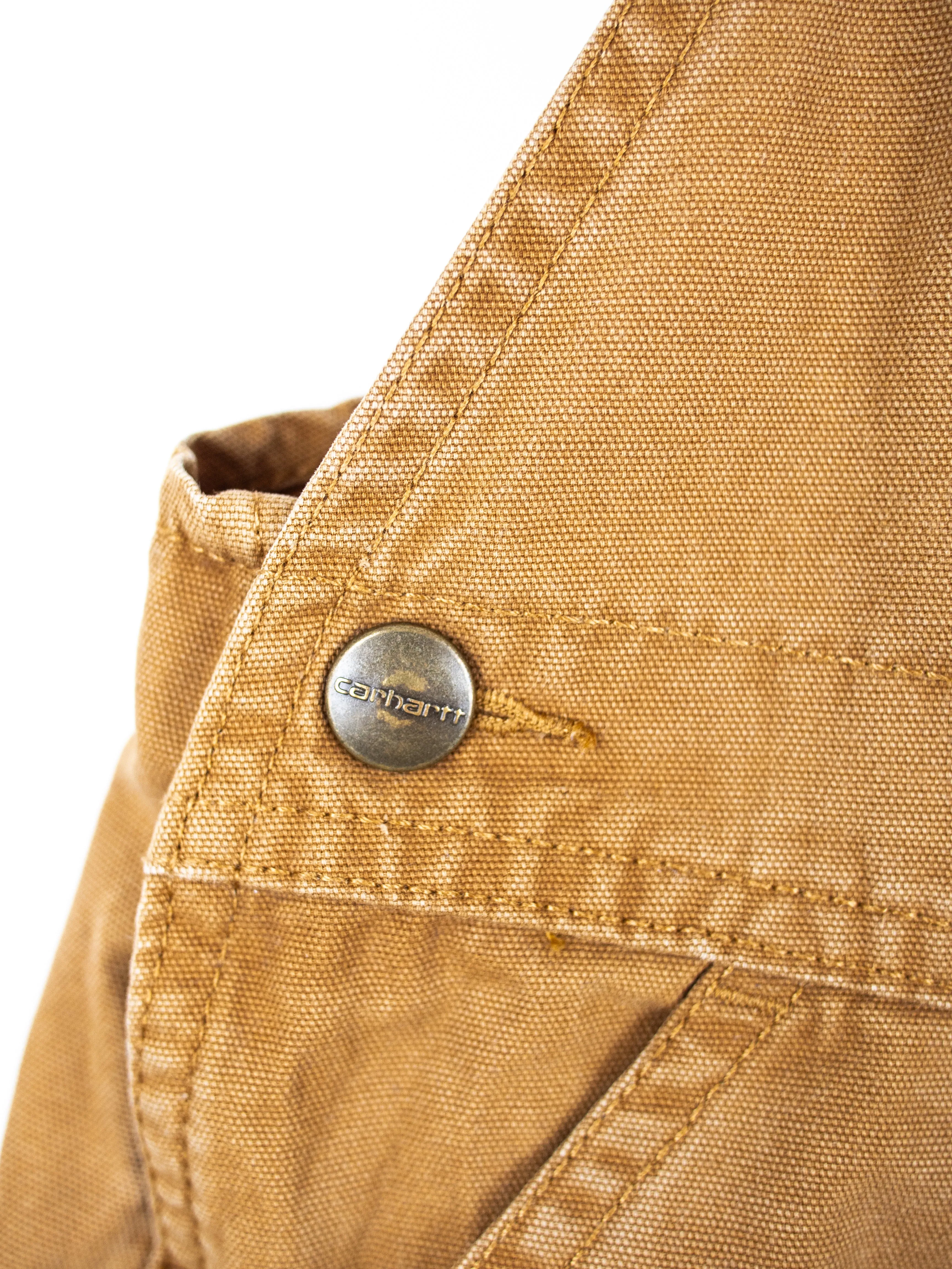 Carhartt Brown Dungaree Shorties - Age 24 months