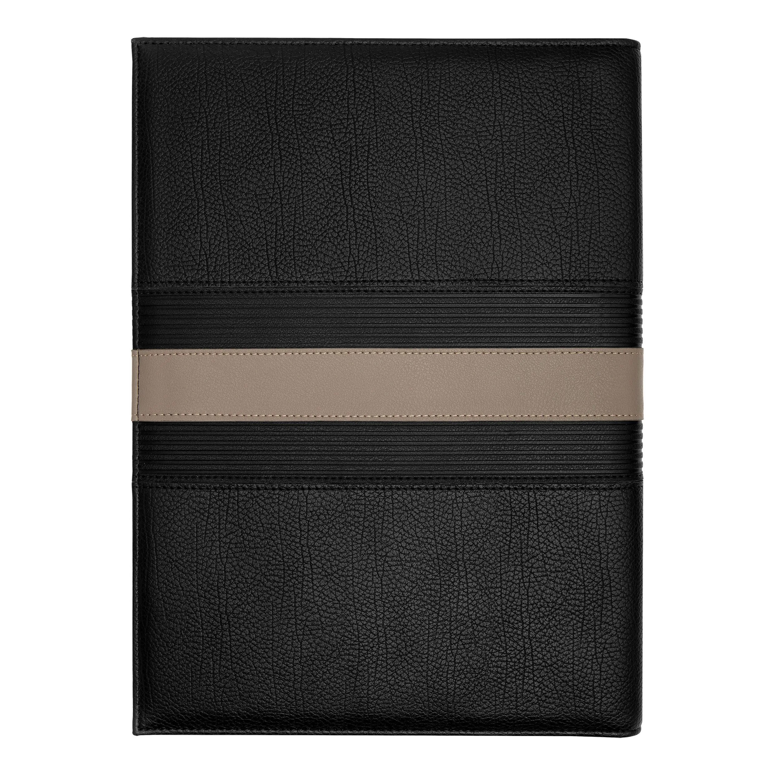 CERRUTI 1881 NDF406X - Folder A4 Delano Taupe & Black