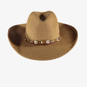 Chapeau de cowboy en paille, enfant || Straw cowboy hat, child